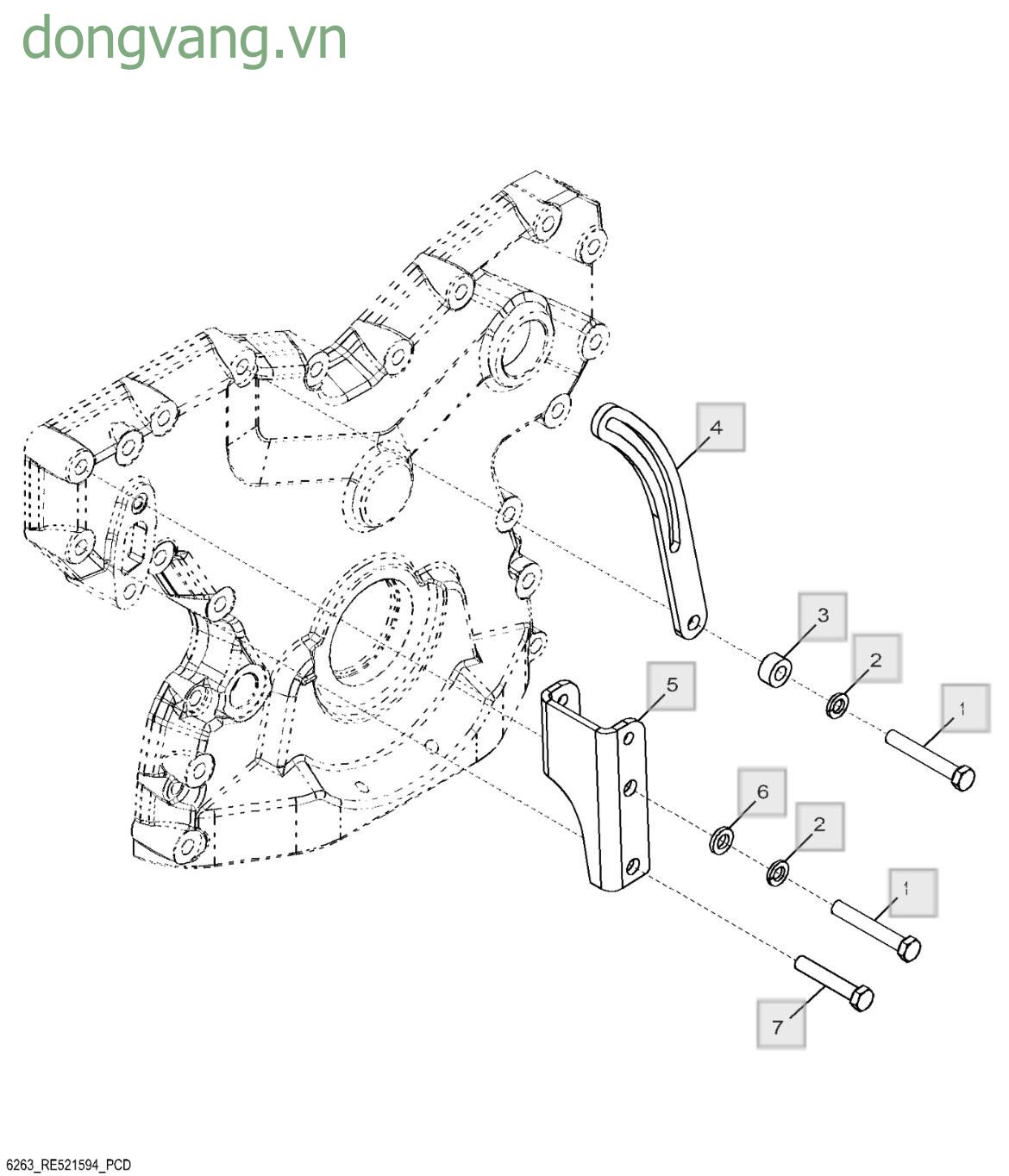 6263 Alternator Mounting - ST450953